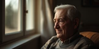 Why Life Can Feel Unsettled After 50 (Even When Nothing Is “Wrong”) Older adult sitting calmly near a window, reflecting during a quiet moment at home.